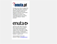 Tablet Screenshot of enuta.pl